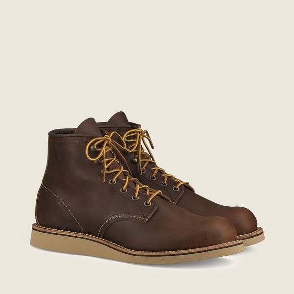 Bottes Red Wing Heritage - Rover - 6-Inchr Rough & Tough Cuir - Marron Foncé - Homme 310YZWCSX